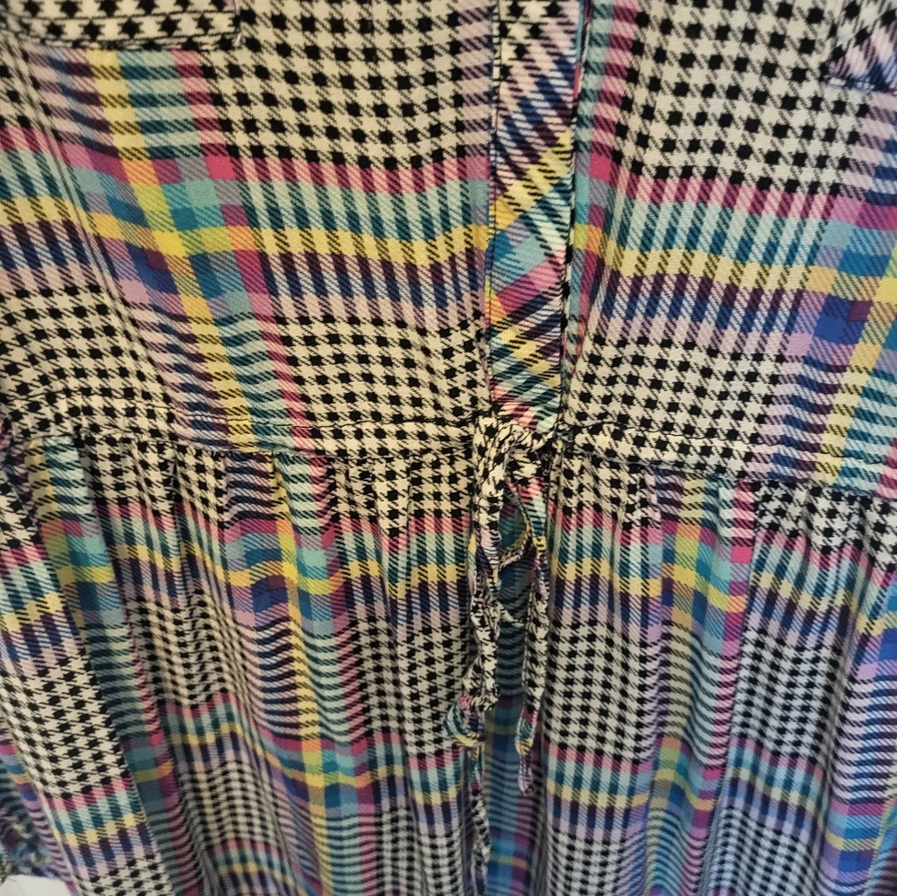 Torrid Multicolor Plaid Blouse